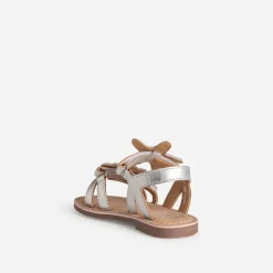 Buggy Sandales^Sandale ée cuir patchs amovibles ARGENT