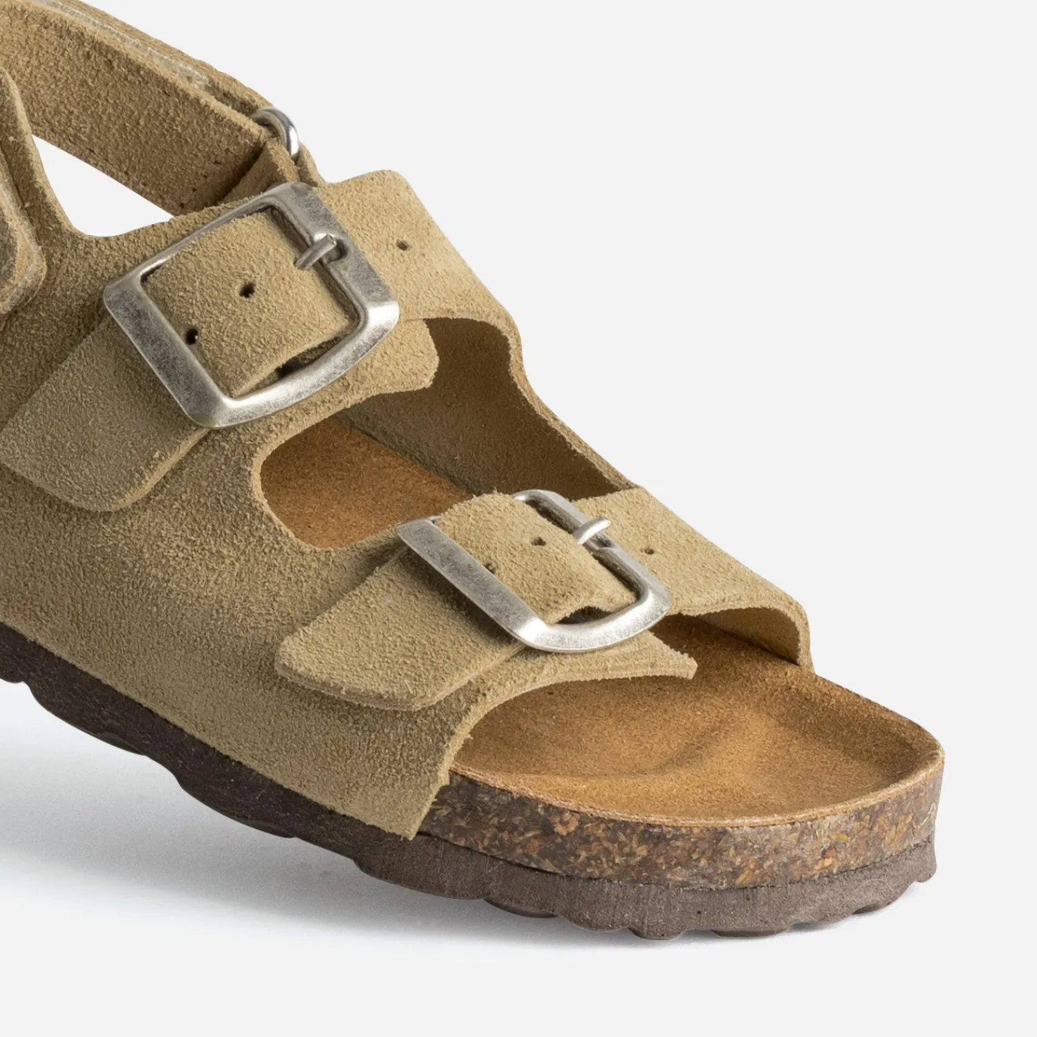 Buggy Sandales^Sandale cuir velours BEIGE