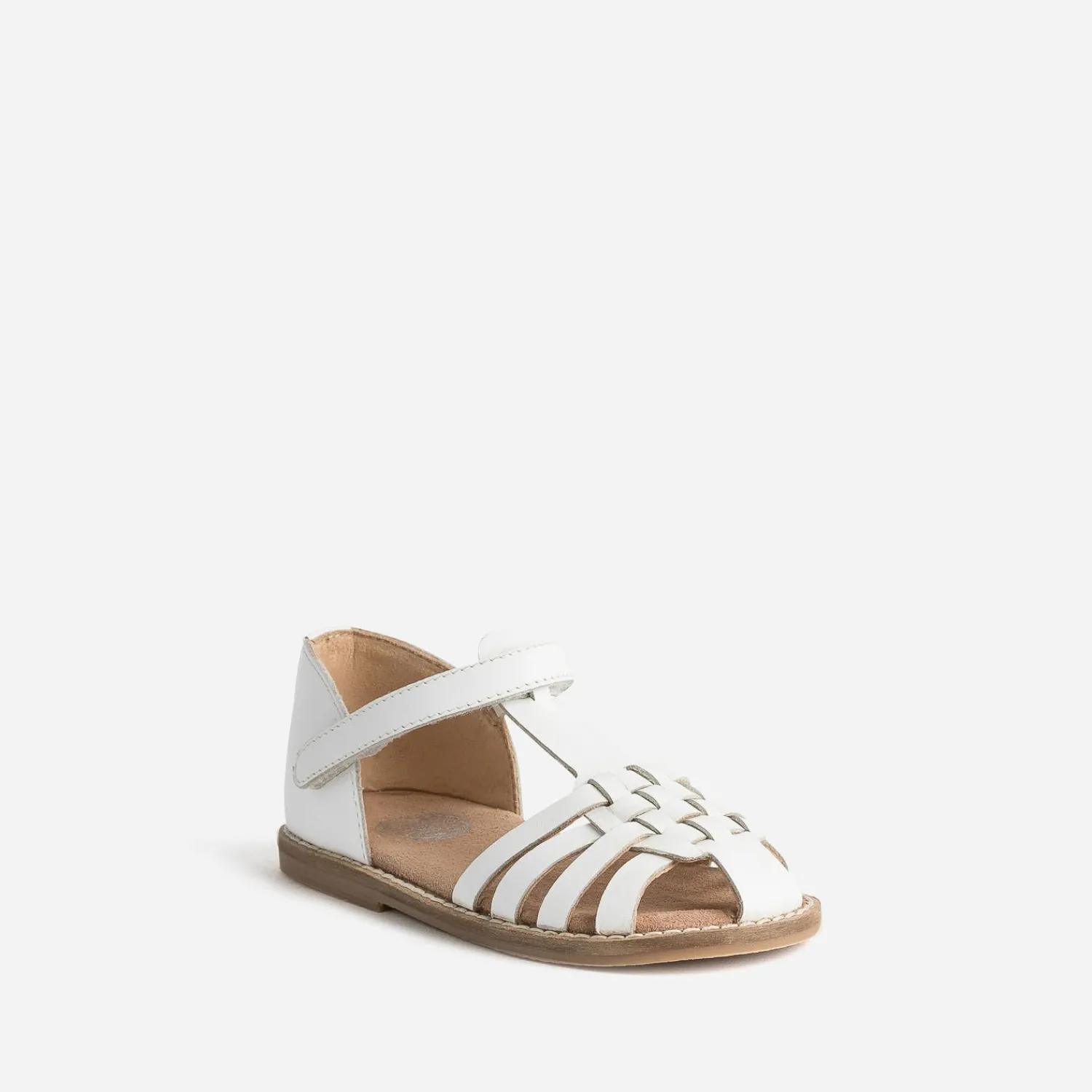 Buggy Sandales^Sandale he en cuir BLANC