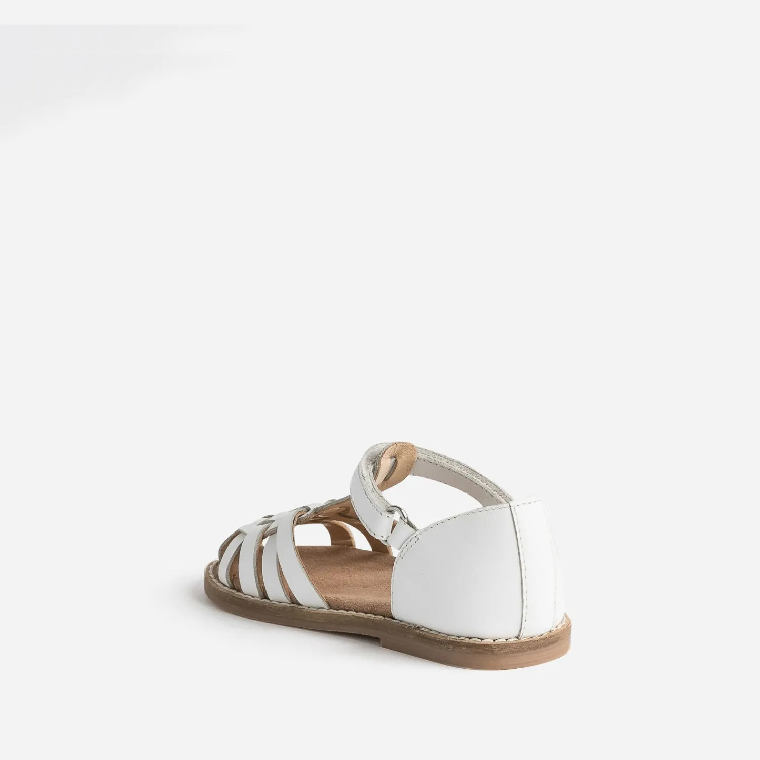 Buggy Sandales^Sandale he en cuir BLANC
