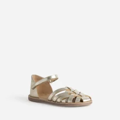 Buggy Sandales^Sandale dé cuir brides tressées OR