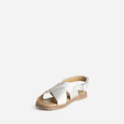 Buggy Sandales^Sandale gris iridescent cuir ARGENT