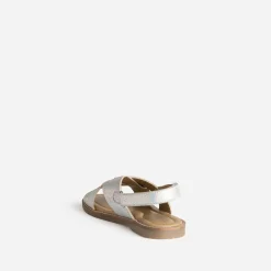 Buggy Sandales^Sandale gris iridescent cuir ARGENT