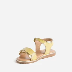 Buggy Sandales^Sandale en cuir verni JAUNE
