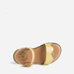 Buggy Sandales^Sandale en cuir verni JAUNE