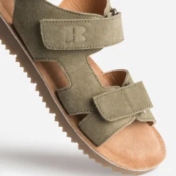 Buggy Sandales^Sandale cuir velours KAKI
