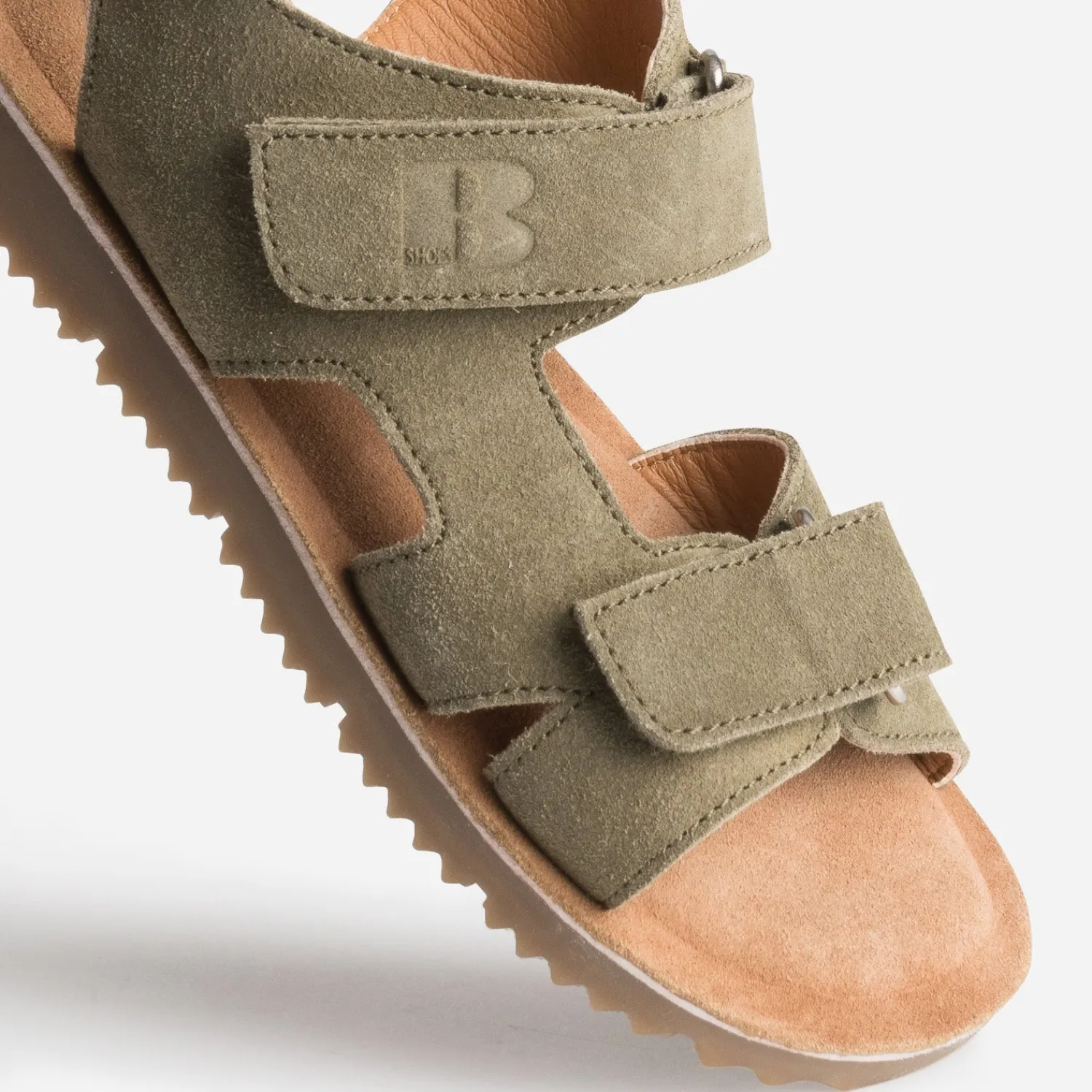 Buggy Sandales^Sandale cuir velours KAKI