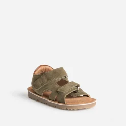 Buggy Sandales^Sandale cuir velours KAKI
