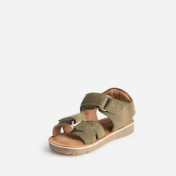 Buggy Sandales^Sandale cuir velours KAKI