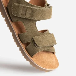 Buggy Sandales^Sandale cuir velours KAKI