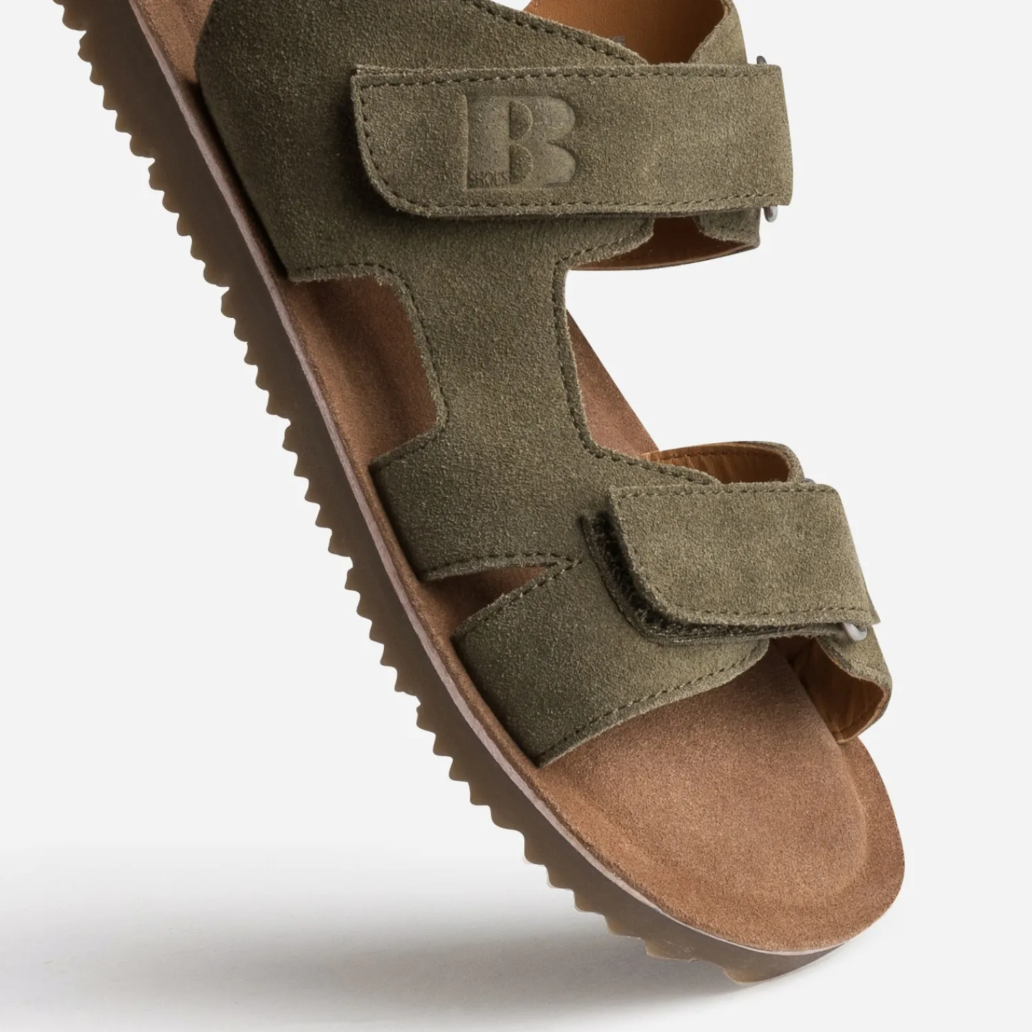 Buggy Sandales^Sandale cuir velours KAKI