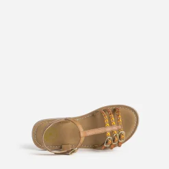 Buggy Sandales^Sandale en cuir brides tressées MARRON