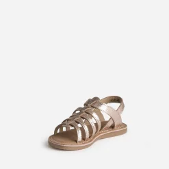 Buggy Sandales^Sandale rose cuivré en cuir OR