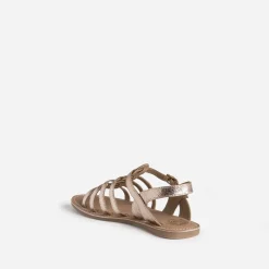 Buggy Sandales^Sandale rose cuivré en cuir OR