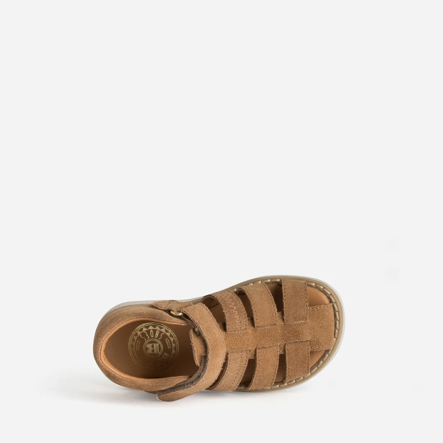 Buggy Sandales^Sandale camel cuir velours COGNAC