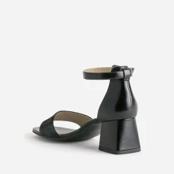 Caprice Sandales^Sandale e cuir talon flare NOIR