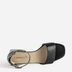 Caprice Sandales^Sandale e cuir talon flare NOIR
