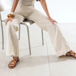 Eram Sandales^Sandale cuir multi brides COGNAC