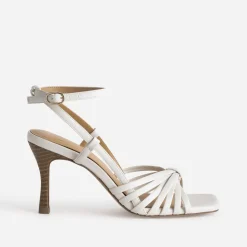 Eram Sandales^Sandale écru multi brides talon fin BEIGE