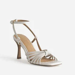Eram Sandales^Sandale écru multi brides talon fin BEIGE