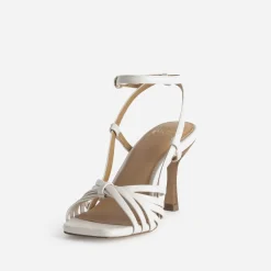 Eram Sandales^Sandale écru multi brides talon fin BEIGE