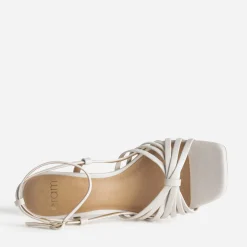 Eram Sandales^Sandale écru multi brides talon fin BEIGE
