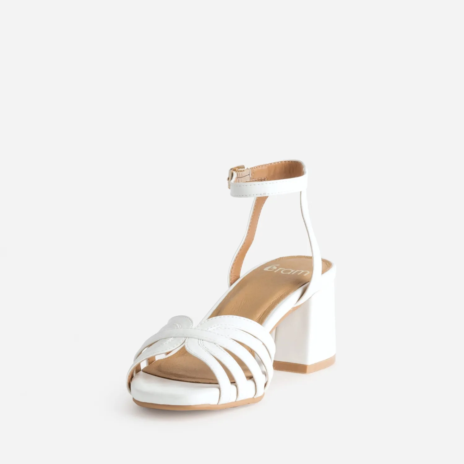 Eram Sandales^Sandale écrue à brides BLANC