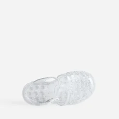 Meduse Sandales^Sandale enfant transparente paillettes ées ARGENT