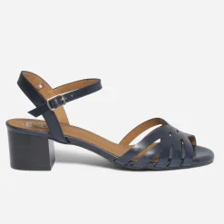 Eram Flex Sandales^Sandale bleu en cuir MARINE