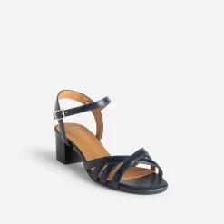 Eram Flex Sandales^Sandale bleu en cuir MARINE