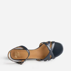 Eram Flex Sandales^Sandale bleu en cuir MARINE