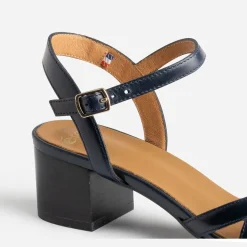 Eram Flex Sandales^Sandale bleu en cuir MARINE