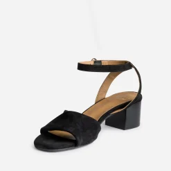 Eram Flex Sandales^Sandale e cuir velours NOIR