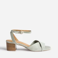 Eram Flex Sandales^Sandale e cuir velours VERT