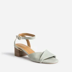 Eram Flex Sandales^Sandale e cuir velours VERT