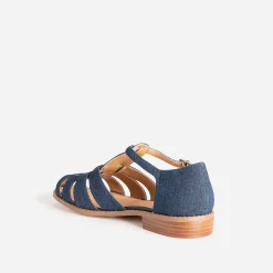 Eram Sandales^Sandale fisherman denim brut MARINE