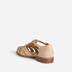 Eram Sandales^Sandale fishermann tressé BEIGE