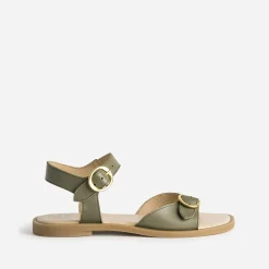 Eram Sandales^Sandale en cuir KAKI