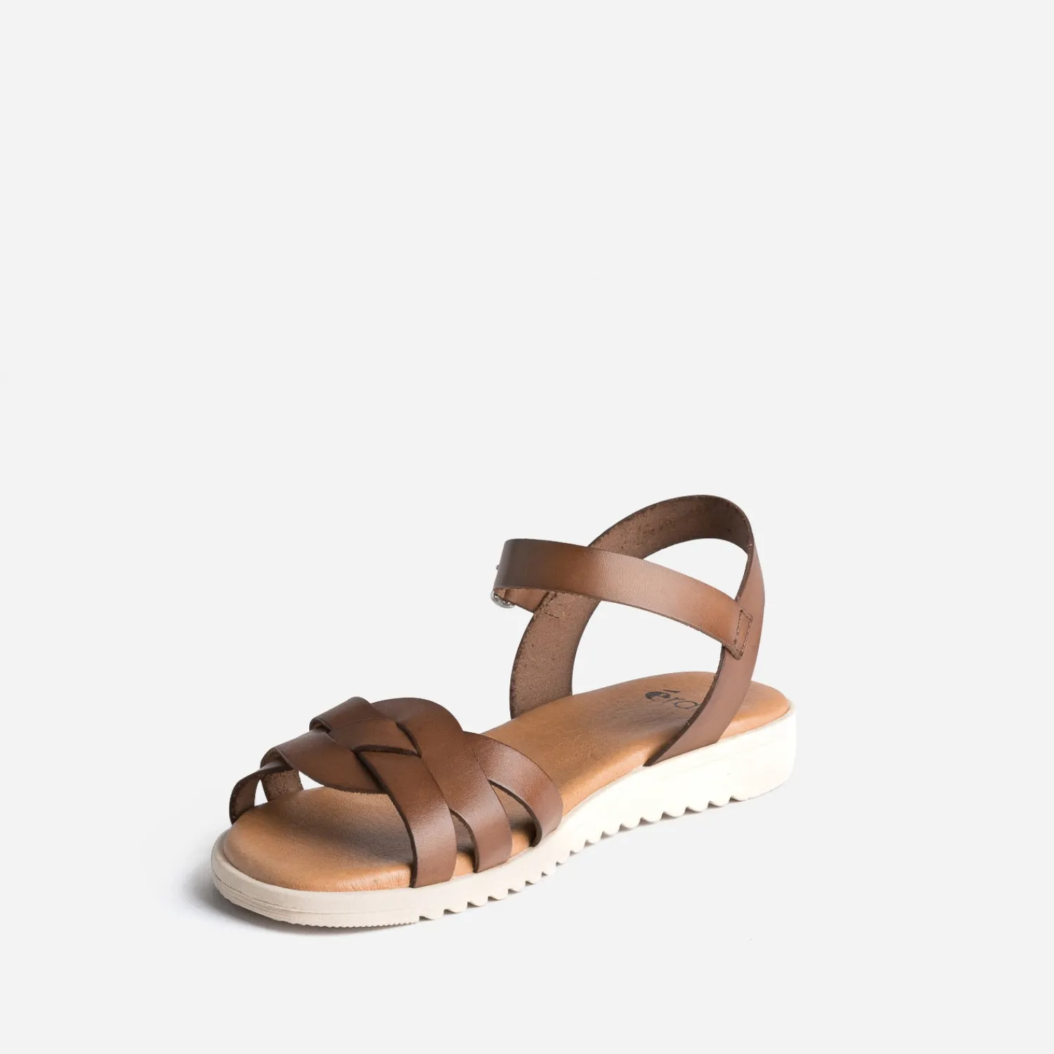 Eram Sandales^Sandale en cuir MARRON