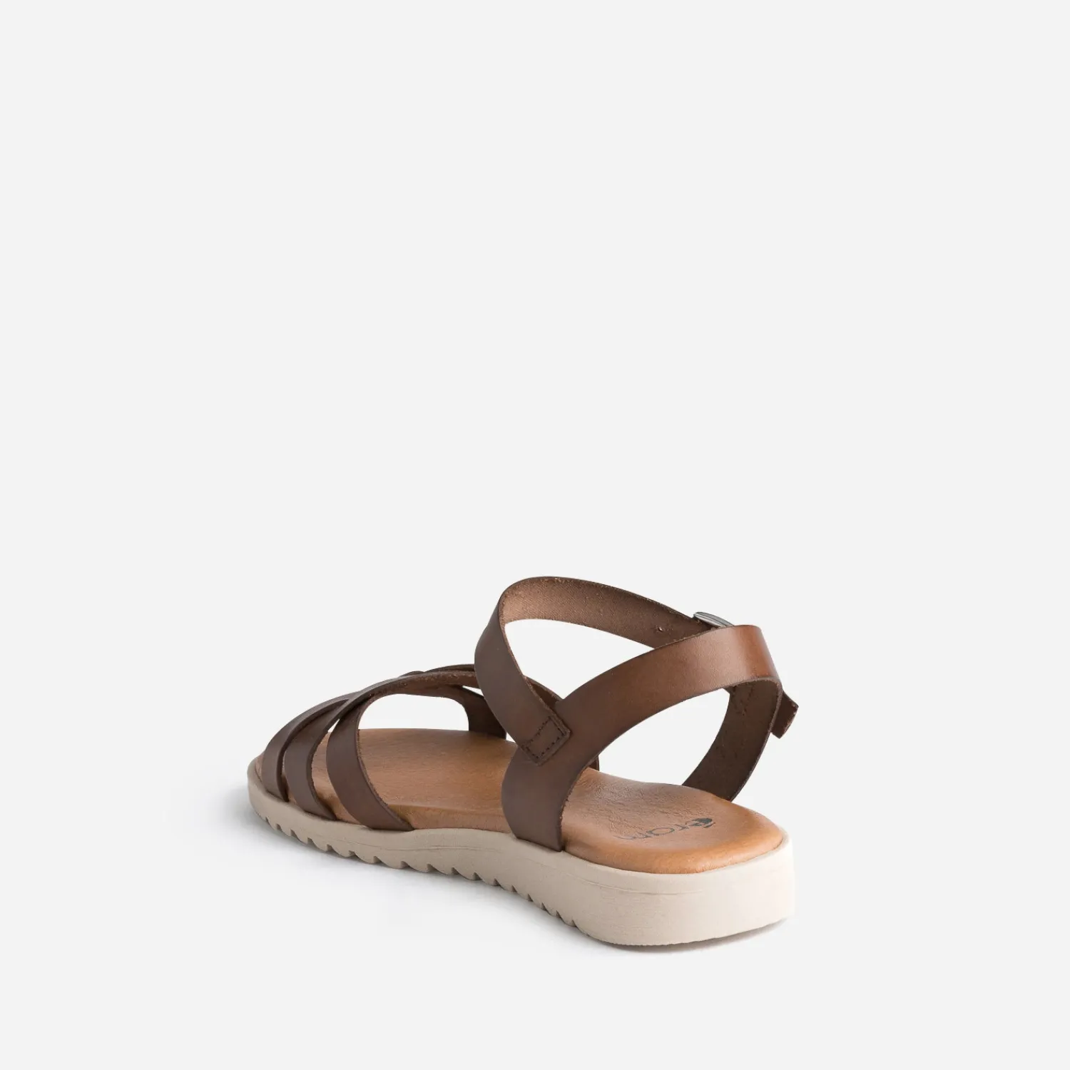 Eram Sandales^Sandale en cuir MARRON