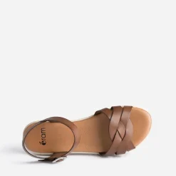 Eram Sandales^Sandale en cuir MARRON