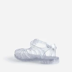 Meduse Sandales^Sandale grise pailletée en plastique ARGENT