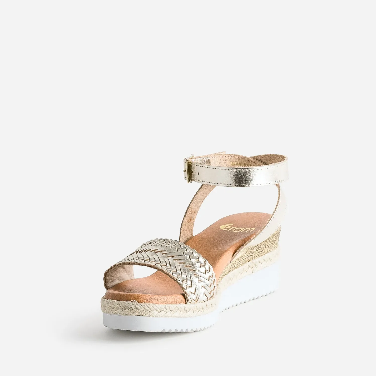 Eram Espadrilles|Sandales^Sandale en cuir éco-conçu OR