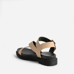 Texto Sandales^Sandale beige brides fantaisie NOIR