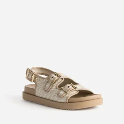 Texto Sandales^Sandale motif chevrons BEIGE