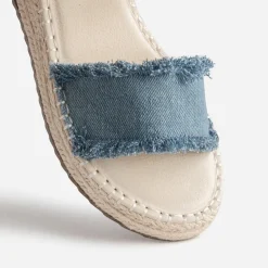Texto Sandales^Sandale en jean BLEU