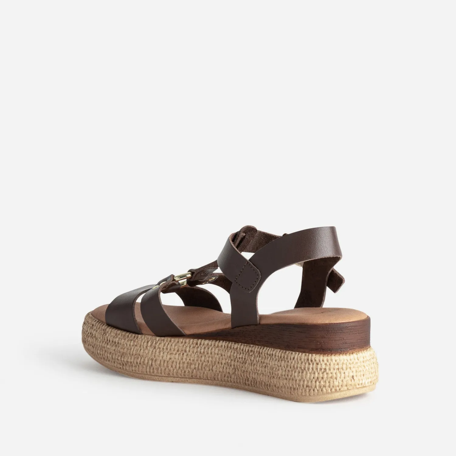 Texto Sandales^Sandale cuir MARRON