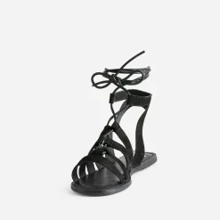 Texto Sandales^Sandale e cuir velours NOIR