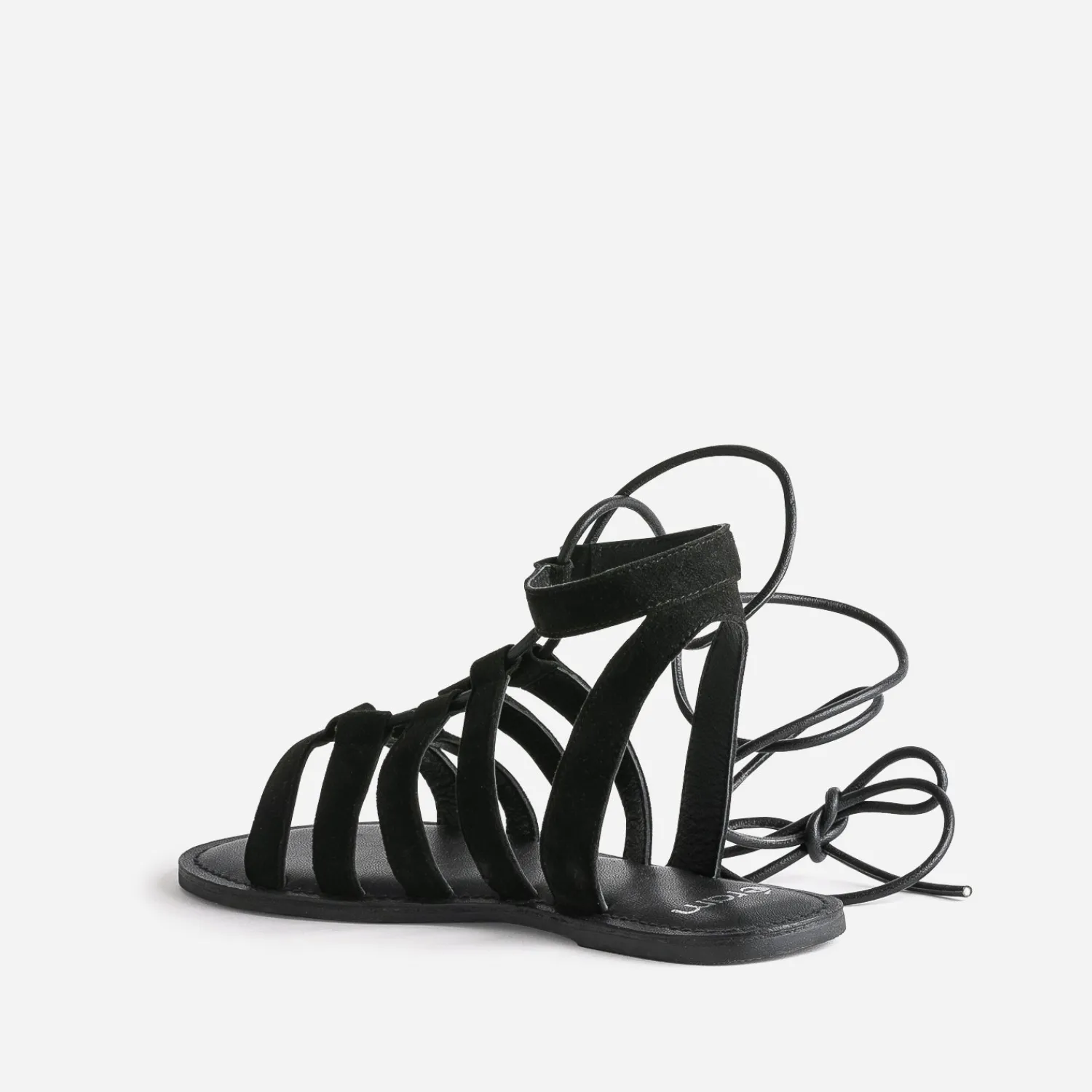 Texto Sandales^Sandale e cuir velours NOIR
