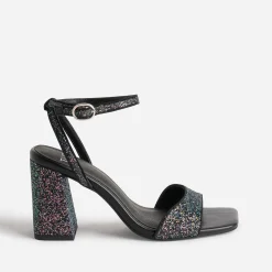 Texto Sandales^Sandale e paillettes iridescentes NOIR